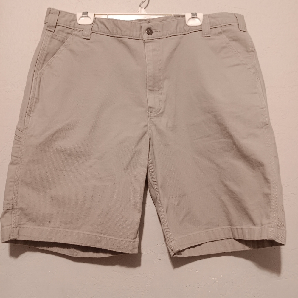 Carhartt Men's Relaxed Fit‎ Cargo Work Short Rugged Flex Beige Sz40